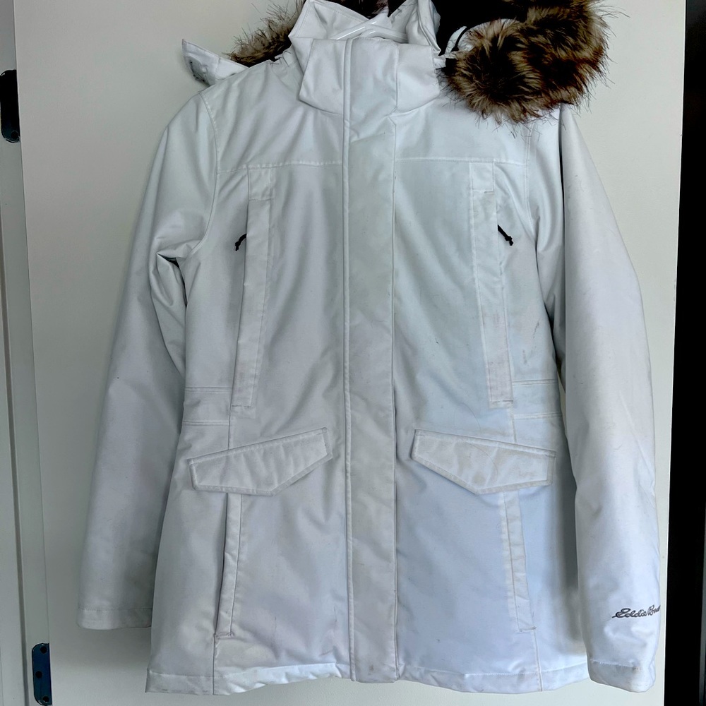 Eddie Bauer Puffer Trench Coat